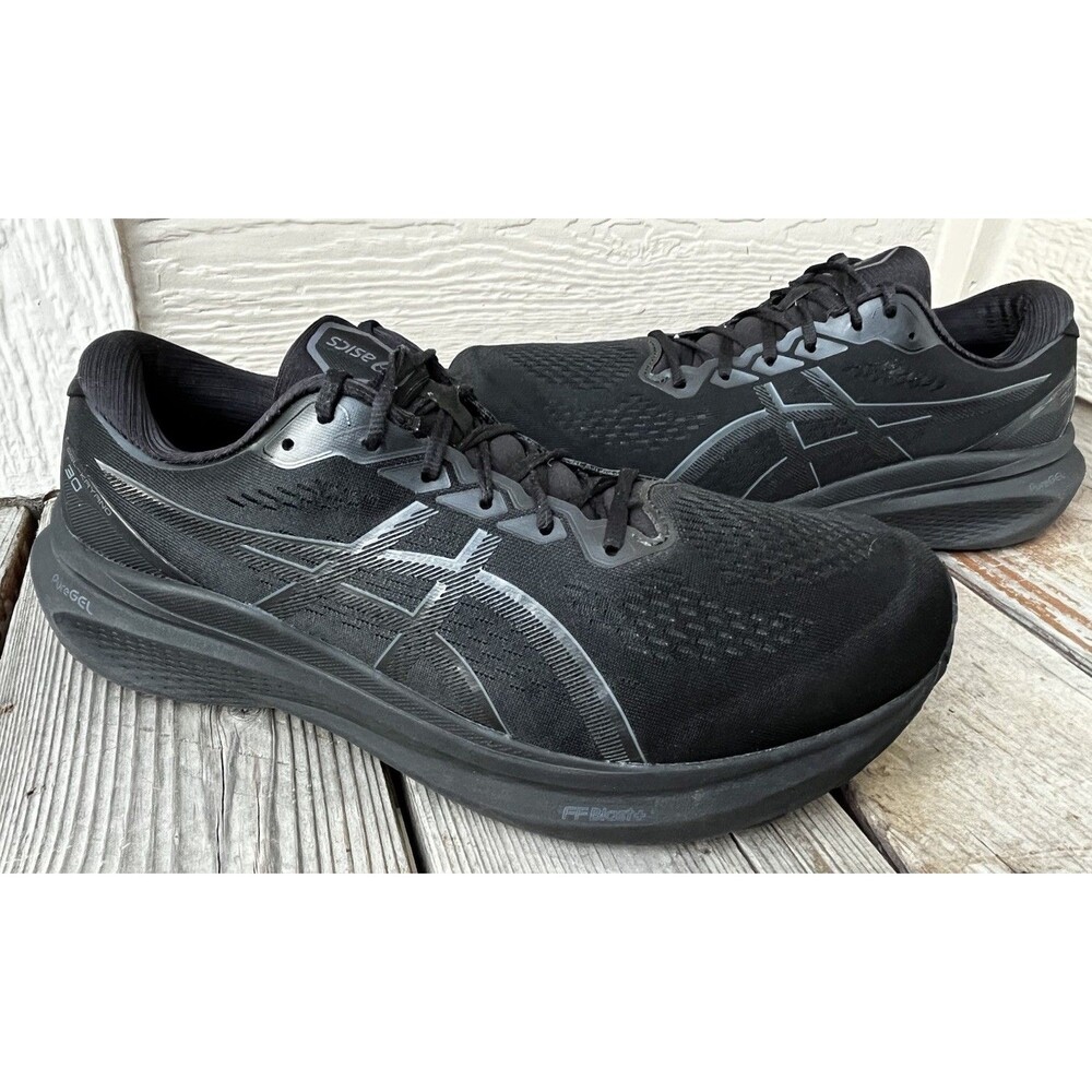 Asics Gel-Kayano 30 Men’s 13 Extra Wide Running Shoes Triple Black 1011B690